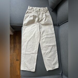 Oak And Fort Ivory High Waist Jeans